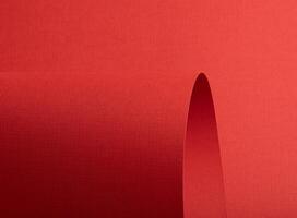 Crimson red paper texture with a dynamic crosshatch pattern and fine embossed details. The surface photo