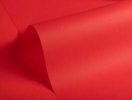 Elegant scarlet red paper background with a fine texture and subtle gradient. Featuring soft waves photo