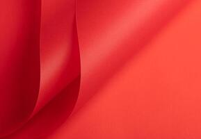 Modern scarlet red paper background with a vibrant gradient and fine texture. Elegant monochrome photo