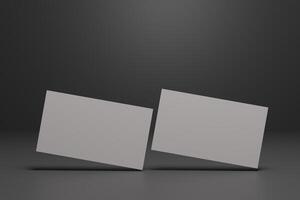 Business card Blank Mockup Photo for mockup creating
