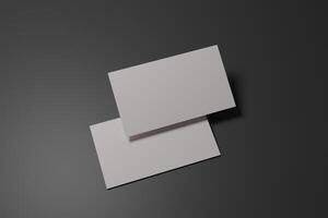Business card Blank Mockup Photo for mockup creating