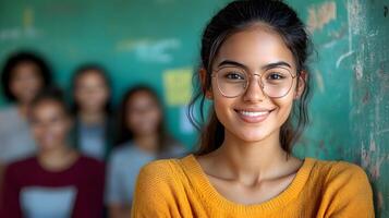 AI-powered assistant displaying resource management for educators, high-tech curriculum and training tools photo