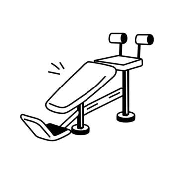 Grab this amazing icon of leg curl machine in modern style vector