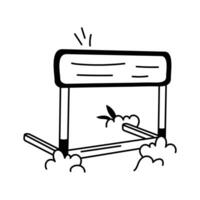 Take a look at this amazing icon of hurdle jump in modern style vector