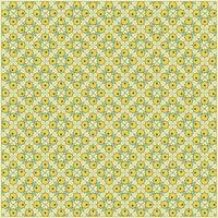 beautiful abstract flowers pattern with rhombus as a frame with light yellow background vector