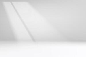 Empty bright studio with bright light. 3d background for product design vector