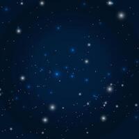 Elegant night sky with beautiful elegantstars background vector