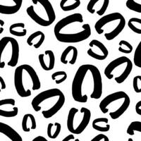 Seamless pattern with sketch circles shape vector