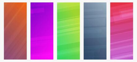 Modern colorful gradient background with lines vector