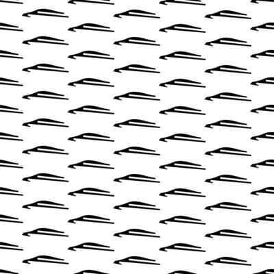 Seamless pattern with black pencil brushstrokes