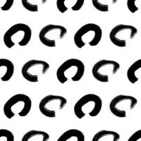 Seamless pattern with sketch circles shape vector