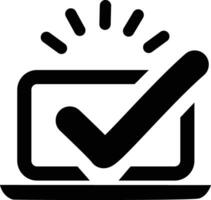 Check mark logo icon design vector