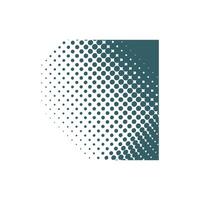 Halftone dot pattern background illustration vector