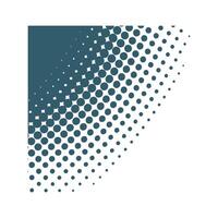 Halftone dot pattern background vector