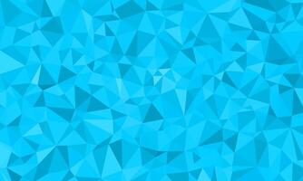 Cyan blue flat polygon abstract shape. Irregular triangle pattern element texture design. Suitable for backdrop banner, cover, website, advertising, idea, decoration, page, greeting, header vector