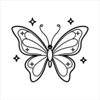 Sparkly Butterfly Bliss vector