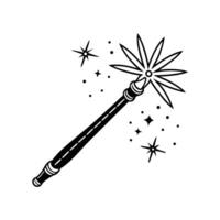 Magic Wand Sparkles vector