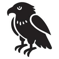 Eagle Silhouette Illustration for Design Projects vector