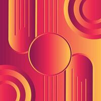 Abstract red gradient futuristic minimalist modern background design vector