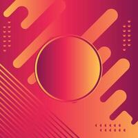 Red abstract geometric background with futuristic trendy stylish design vector