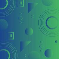Green realistic abstract minimalist background with modern color gradient vector