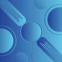 Colorful gradient blue abstract background with luxury design vector