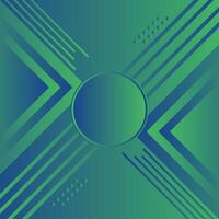 Realistic green minimalist abstract background with color gradient vector