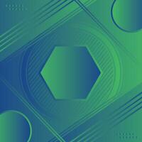 Green color gradient abstract background Luxury futuristic minimal design vector