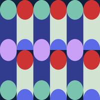 Circle Verical Graphic Geometric Simplicity For Backgrounds Print Pattern. vector