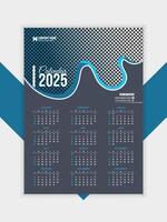 Creative Real Estate Calendar Template with Key Dates for Buyers vector