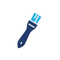 small Paint brush colored icon design good for web or mobile app vector