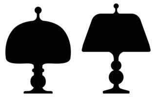Silhouette of Stands Displaying Cakes, Muffins, and Pastries vector