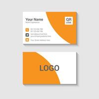 Creative and Clean Business Card Template vector