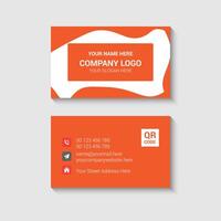 Modern Business Card Layout vector