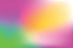 Multicolor abstract blurred gradient background vector