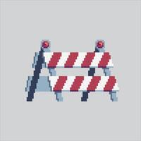 Pixel art illustration Traffic Cone. Pixelated Safeline. Traffic Cone Safe Line icon pixelated for the pixel art game and icon for website and game. old school retro. vector
