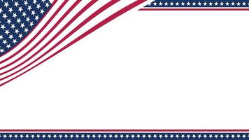 Display of American Flag Patterns With Bold Colors and Star Designs Against a White Background vector