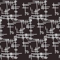 monochrome line doodle background pattern vector
