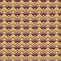 mixed color art deco pattern vector