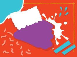abstract vibrant orange color background vector
