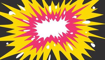 pop art explosive splash background vector