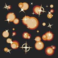 shiny sparkle fancy light background vector