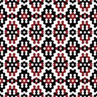 geometric mosaic tiles retro pattern vector