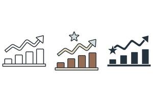sem icons symbol elements for infographic web vector