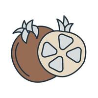 Pomegranate icons symbol elements for infographic web vector