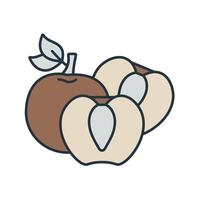 Peach icons symbol elements for infographic web vector