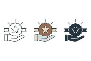 branding icons symbol elements for infographic web vector
