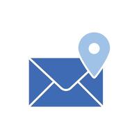 Message location icon vector