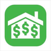 Rental property icon vector