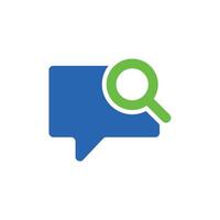 Search inlist minimal icon vector